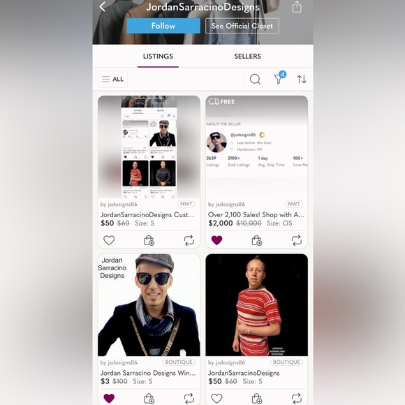 JordanSarracinoDesigns Custom Menswear https://posh.mk/gvZq3tXWzHb - Picture 1 of 2